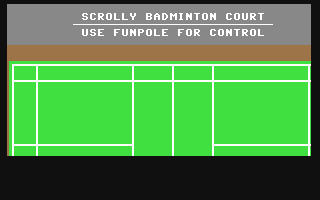 C64 GameBase Badminton_Game_[Preview] (Preview) 1987